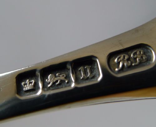 fig 2. Rare Antique English Sterling Silver Fish Set - Harrods - 1912