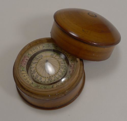 Late 18th Century German Floating Sundial / Compass C.1790