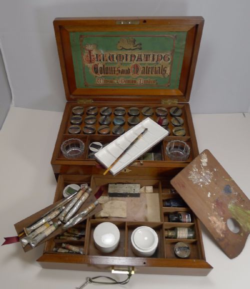 Huge Antique English Winsor and Newton Artist's Watercolour / Paint Box C.1870
