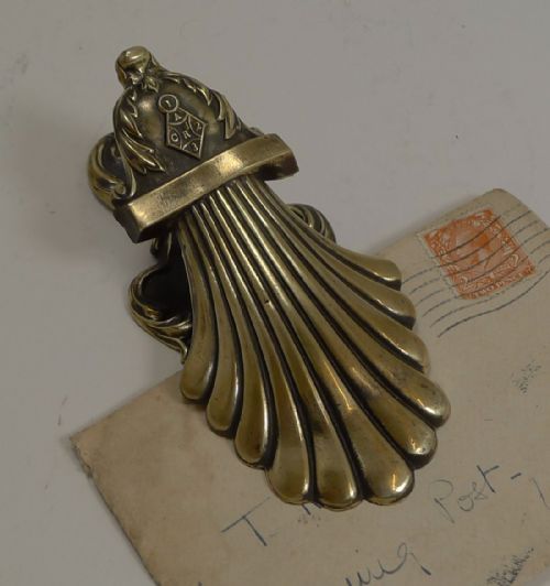 Early J & E Ratcliff Letter Clip C.1850