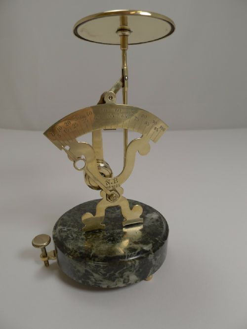fig 1. Charming French Letter or Postal Scale; Signed Narcisse Briais c.1890