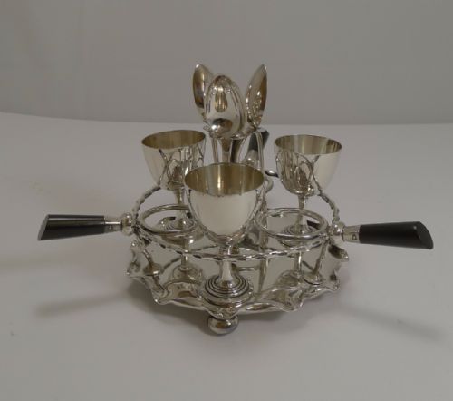 Stylish Antique English Egg Cruet C.1890