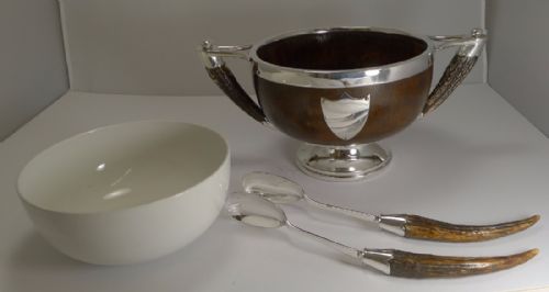 fig 2. Magnificent Antique English Salad Bowl c.1900
