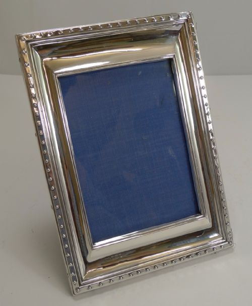 Smart Vintage English Sterling Silver Photograph Frame - 1926
