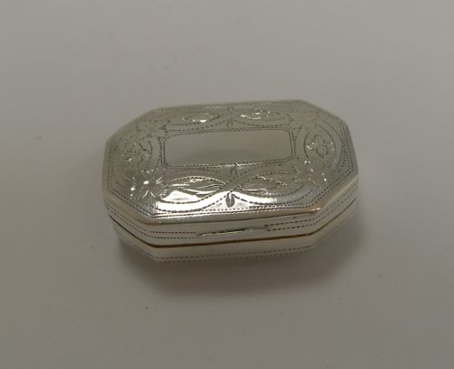 Antique English George III Vinaigrette by Samuel Pemberton - 1803