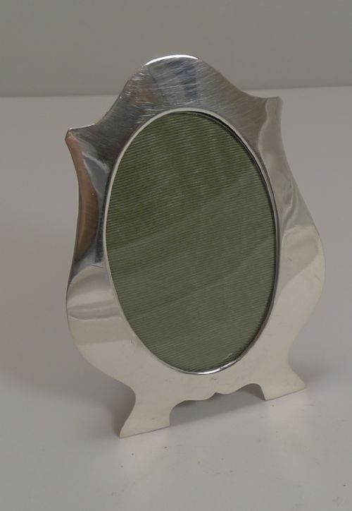 Elegant English Sterling Silver Photograph Frame