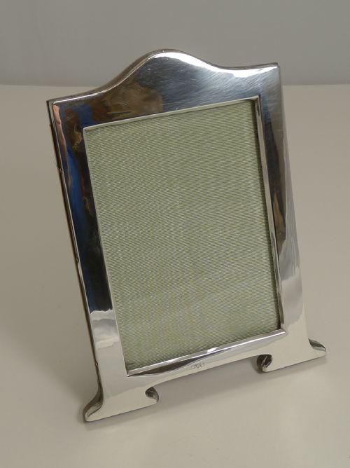 Stylish English Art Nouveau Sterling Silver Photograph Frame - 1920