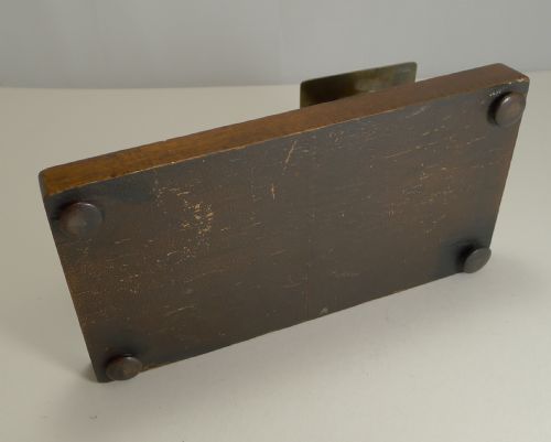 fig 2. Fabulous Large Mahogany & Brass Postal Scale by S. Mordan & Co., London c.1885