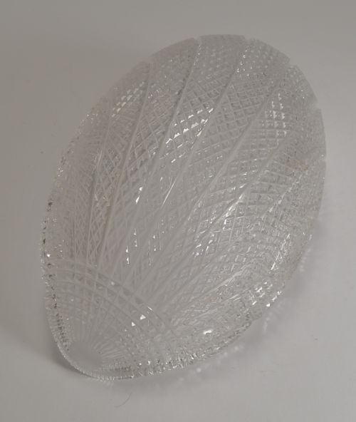 FINEST QUALITY ENGLISH CUT CRYSTAL AND SILVER PLATE DISH BASKET C1880 - ADDITIONAL PHOTO 6