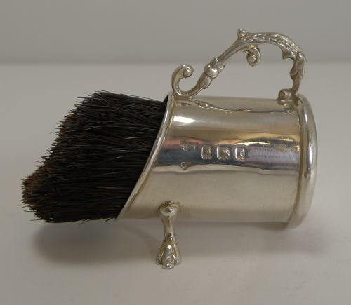 Wonderful Novelty English Sterling Silver Pen / Nib Wipe - 1905