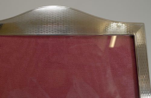 fig 1. Scottish Sterling Silver Photograph Frame - Edinburgh 1924
