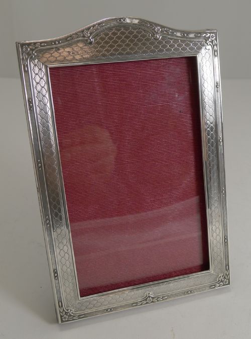 English Sterling Silver Photograph Frame - 1926