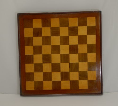 Antique English Chess Board C.1900