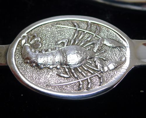 fig 1. Antique English Silver Plated Lobster Picks and Crackers by Thomas Bradbury