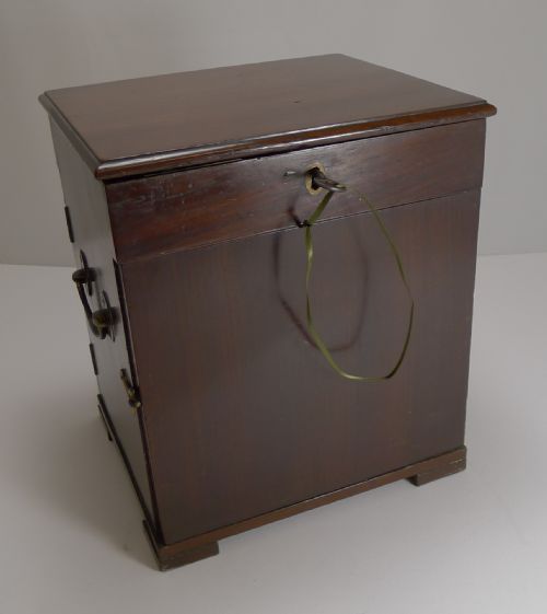 fig 1. English George III Mahogany Apothecary Cabinet c.1800
