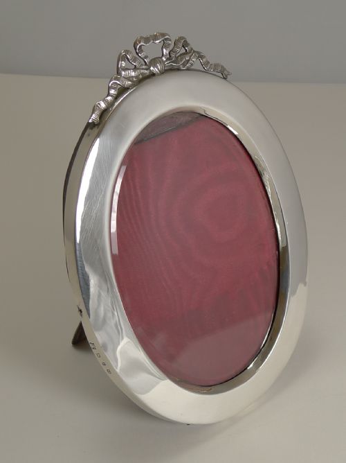 fig 1. English Victorian Sterling Silver Photograph Frame - 1895