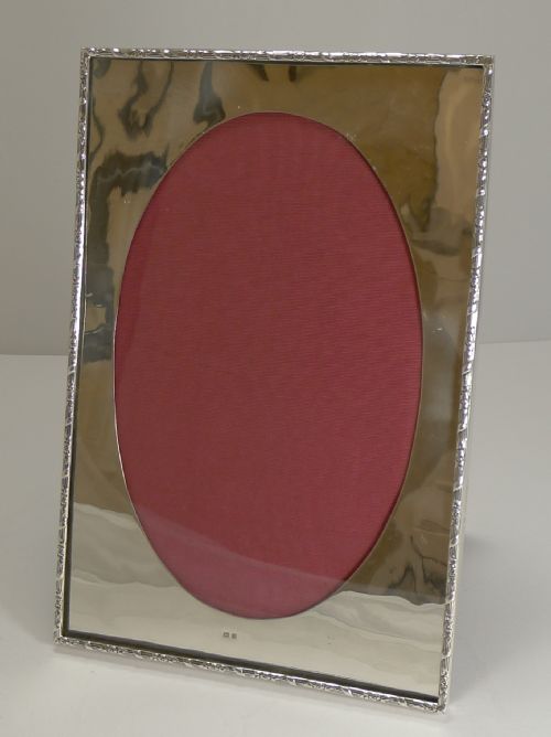 fig 1. Grand Large English Sterling Silver Photograph Frame by Mappin & Webb