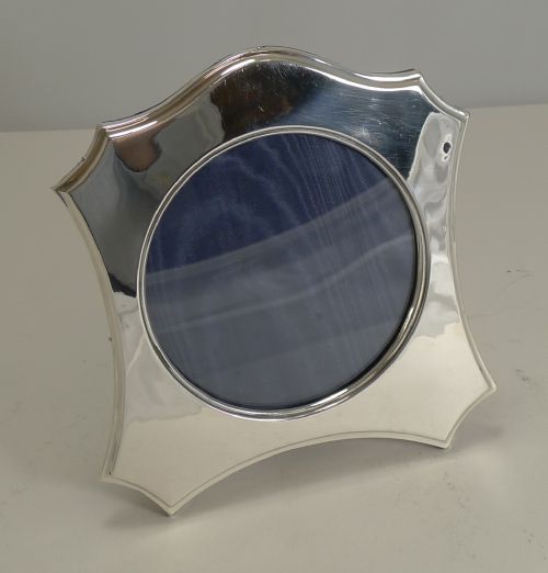 fig 1. Antique English Sterling Silver Photograph Frame - 1914