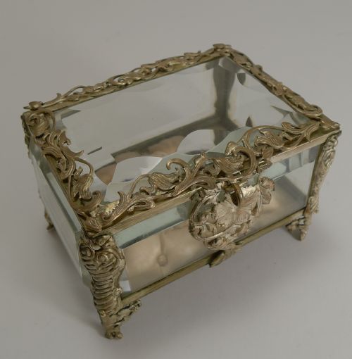 Stunning French Art Nouveau Jewellery Casket C.1880