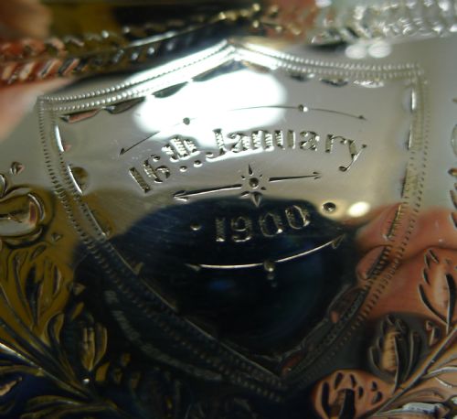 fig 2. Fabulous Petite Antique Silver Plated Kettle on Stand - 1900