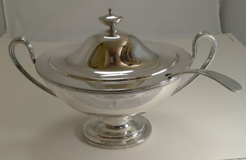 fig 1. Antique English Soup Tureen by Joseph Rodgers c.1900
