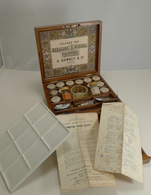 Magnificent Artist's / Watercolour Box by G. Rowney C.1870