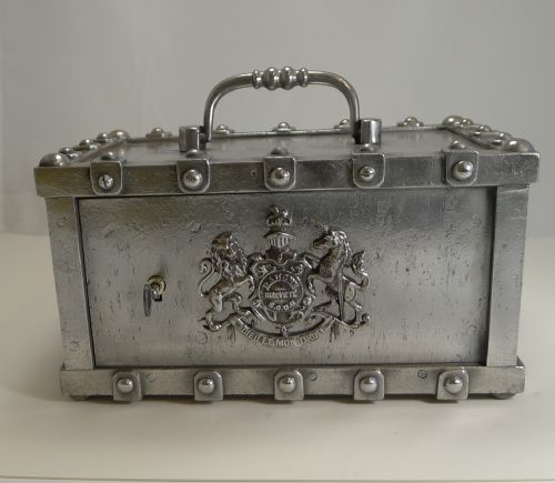 Antique French Stagecoach Safe by Bauche C.1870