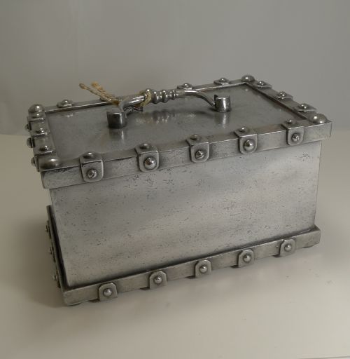 fig 1. Antique French Stagecoach Safe by Bauche c.1870