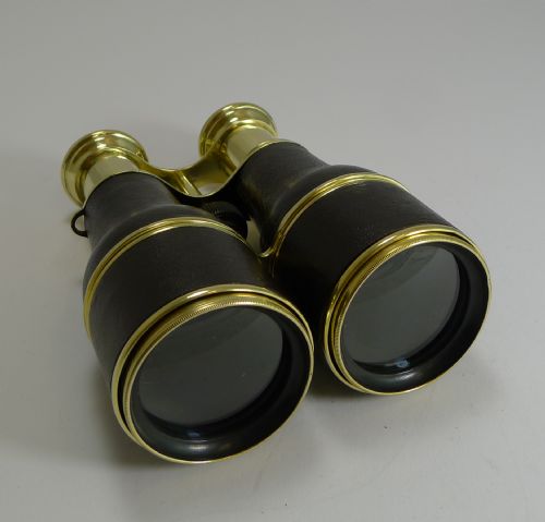 fig 1. English World War 1 Army Officers Trench Binoculars c.1917