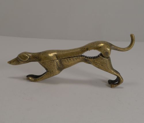 English Art Deco Greyhound Nutcracker - 1928
