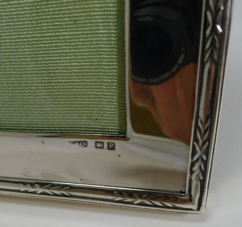 fig 1. Smart Antique English Sterling Silver Photograph Frame