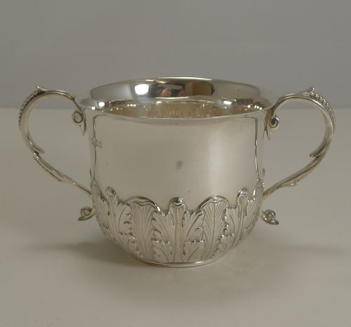 English Sterling Silver Porringer - London 1921