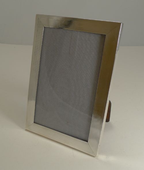 Smart English Sterling Silver Photograph Frame - 1919