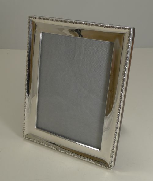 Quality Antique English Sterling Silver Photograph Frame by Deakin and Francis