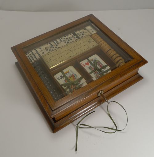 Antique English Games Box C.1890/1900