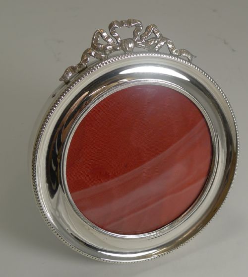Fine Antique English Sterling Silver Photograh Frame - 1901