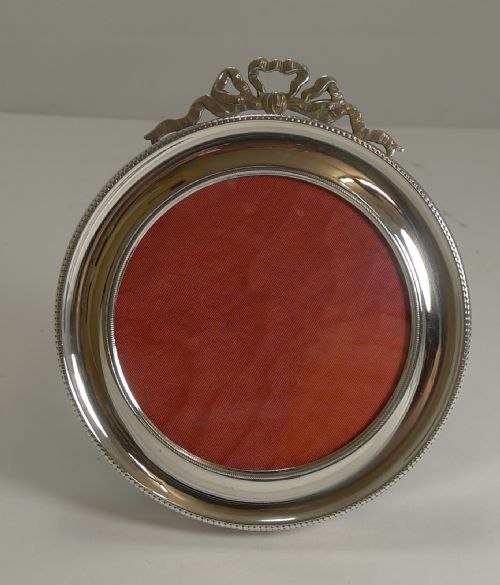 fig 1. Fine Antique English Sterling Silver Photograh Frame - 1901