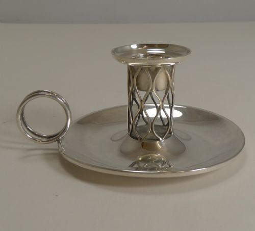 Svend Weihrauch - F. Hingelberg. Sterling Silver Chamberstick