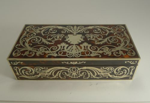 Finest Antique Art Nouveau Boulle Jewellery Box C.1900