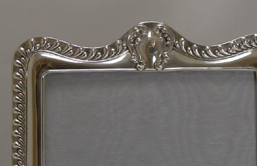 fig 1. Grand Large English Sterling Silver Photograph Frame - 1903
