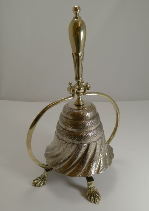 Unusual Antique English Dinner Bell C.1860