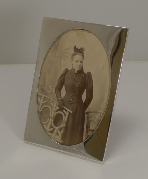Elegant English Sterling Silver Photograph Frame - 1925