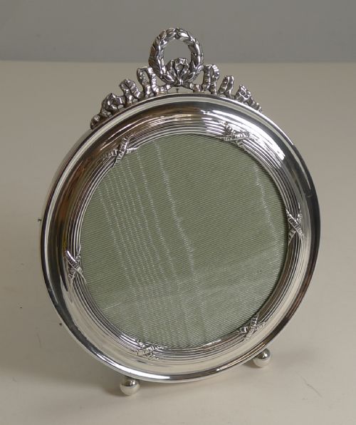 Antique English Sterling Silver Photograph Frame - 1909