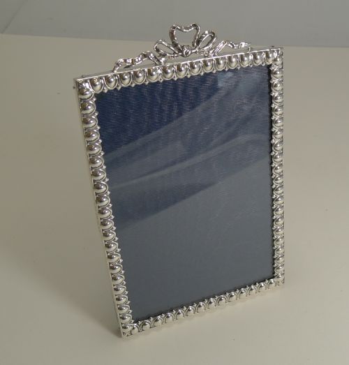 Antique English Sterling Silver Photograph Frame - 1899