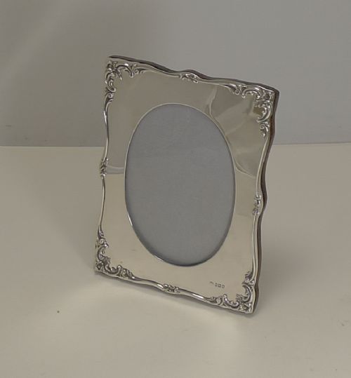 Fabulous Antique English Sterling Silver Photograph Frame by William Comyns