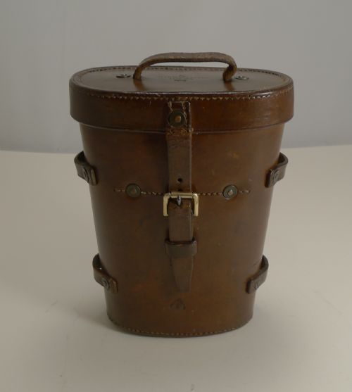 fig 1. Superb Pair WW1 Binoculars and Case - British Officer's Issue - 1918