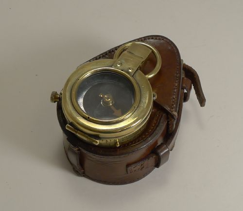 fig 1. WW1 1917 British Army Officer's Compass - Verner's Patent MK VIII by French Ltd.