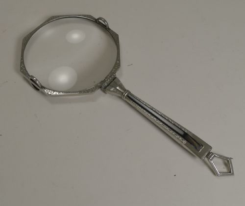 Art Deco Folding Magnifying Glass C.1920