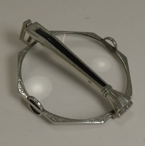 fig 1. Art Deco Folding Magnifying Glass c.1920