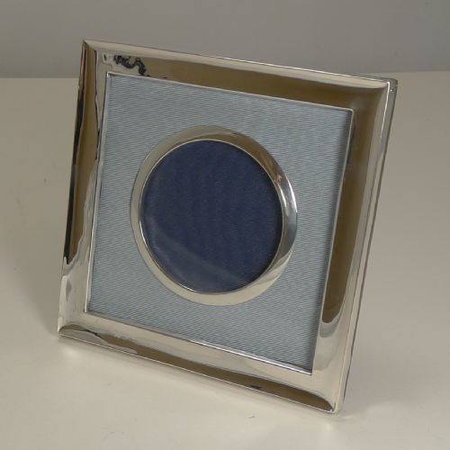 fig 1. Smart Antique English Sterling Silver Photograph Frame - Chester 1903